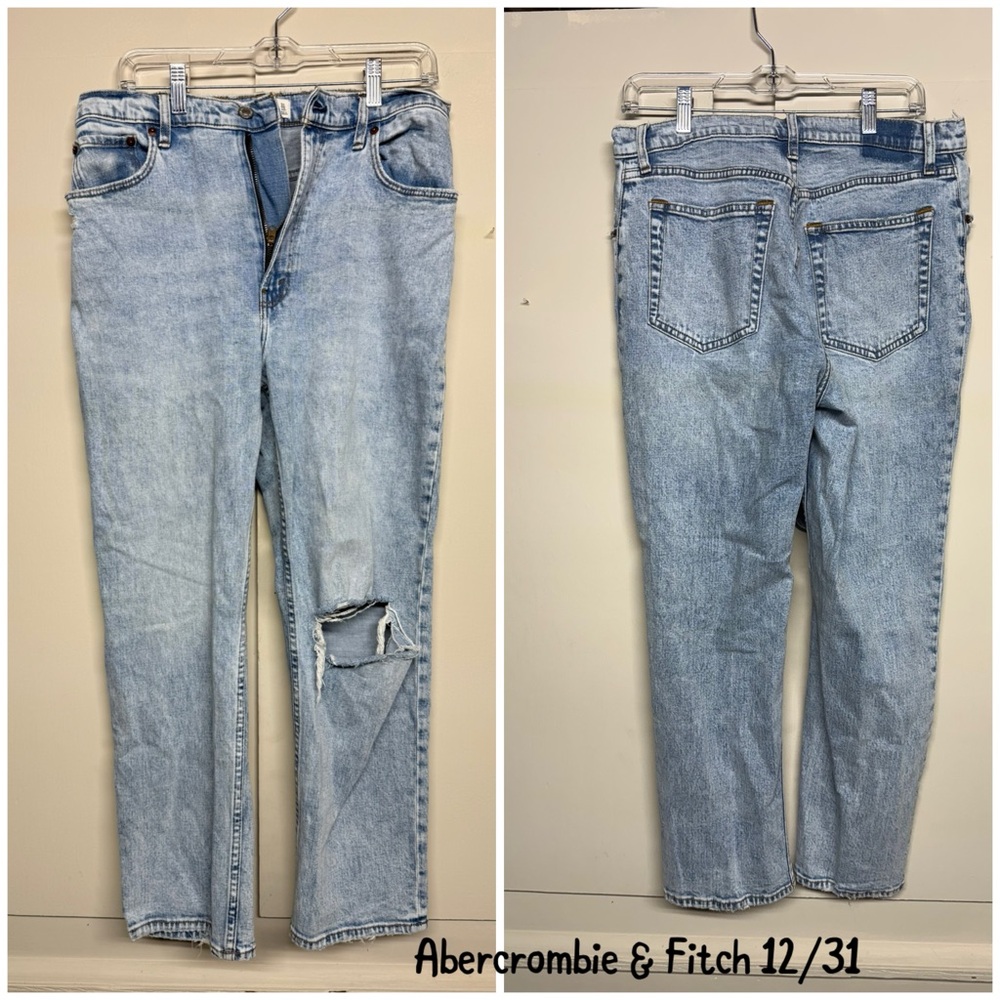 Abercrombie & Fitch Distressed Denim Jeans
